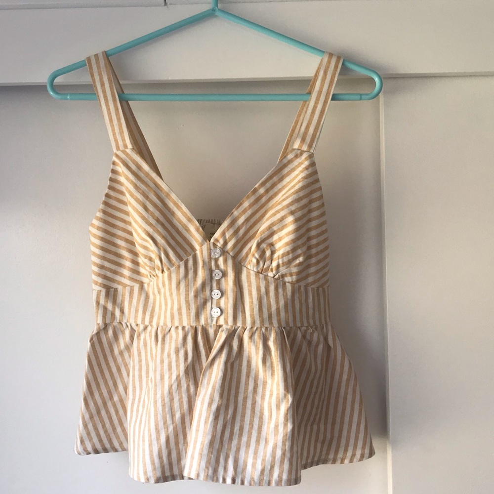 cropped sweetheart neckline blouse